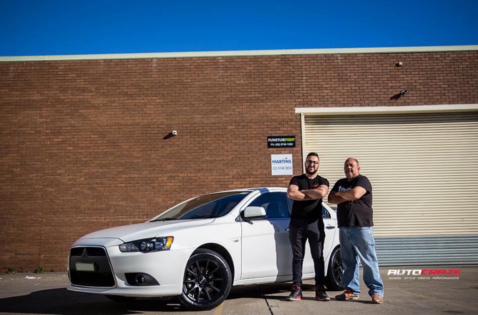 MITSUBISHI LANCER CARBINE SATIN BLACK